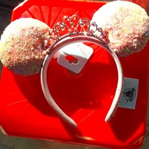 New Disney Parks Princess Coral Pink Ears